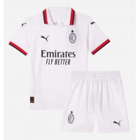 Maglie da calcio AC Milan Alvaro Morata #7 Seconda Maglia Bambino 2024-25 Manica Corta (+ Pantaloni corti)